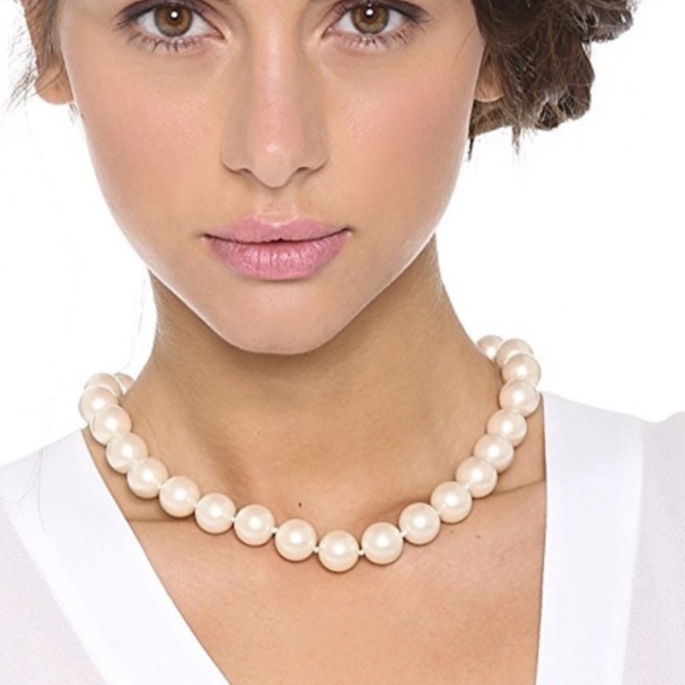 Kate spade vintage wrapped up pearl gold bow necklace - Picture 5 of 10